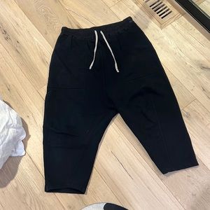 Rick Owens cropped joggers